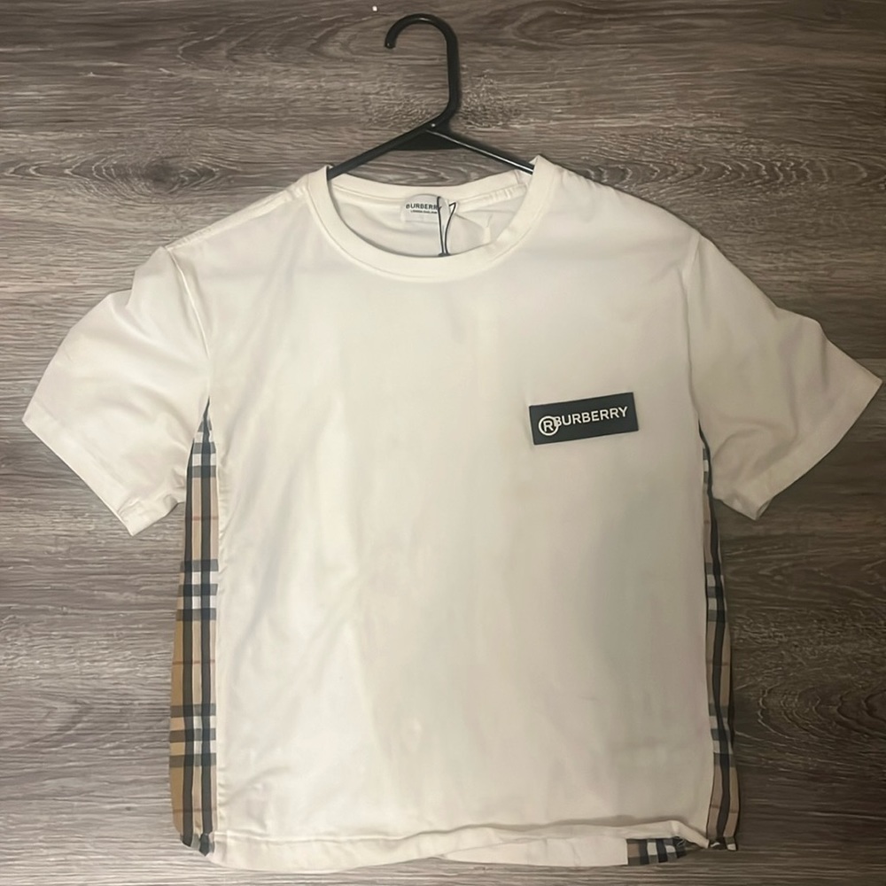 burberry small kids shirts